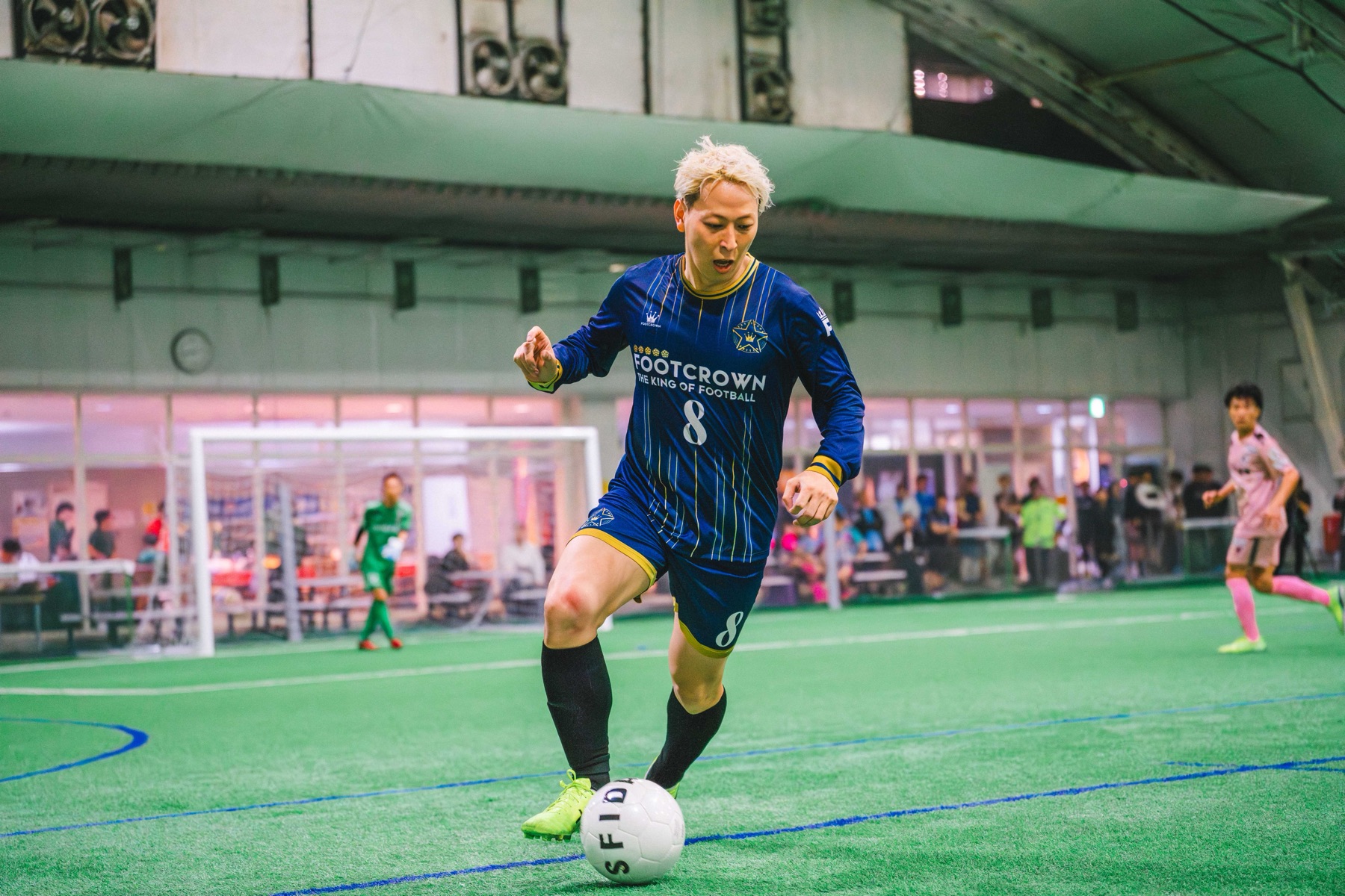 FOOTCROWN UNITEDの試合風景