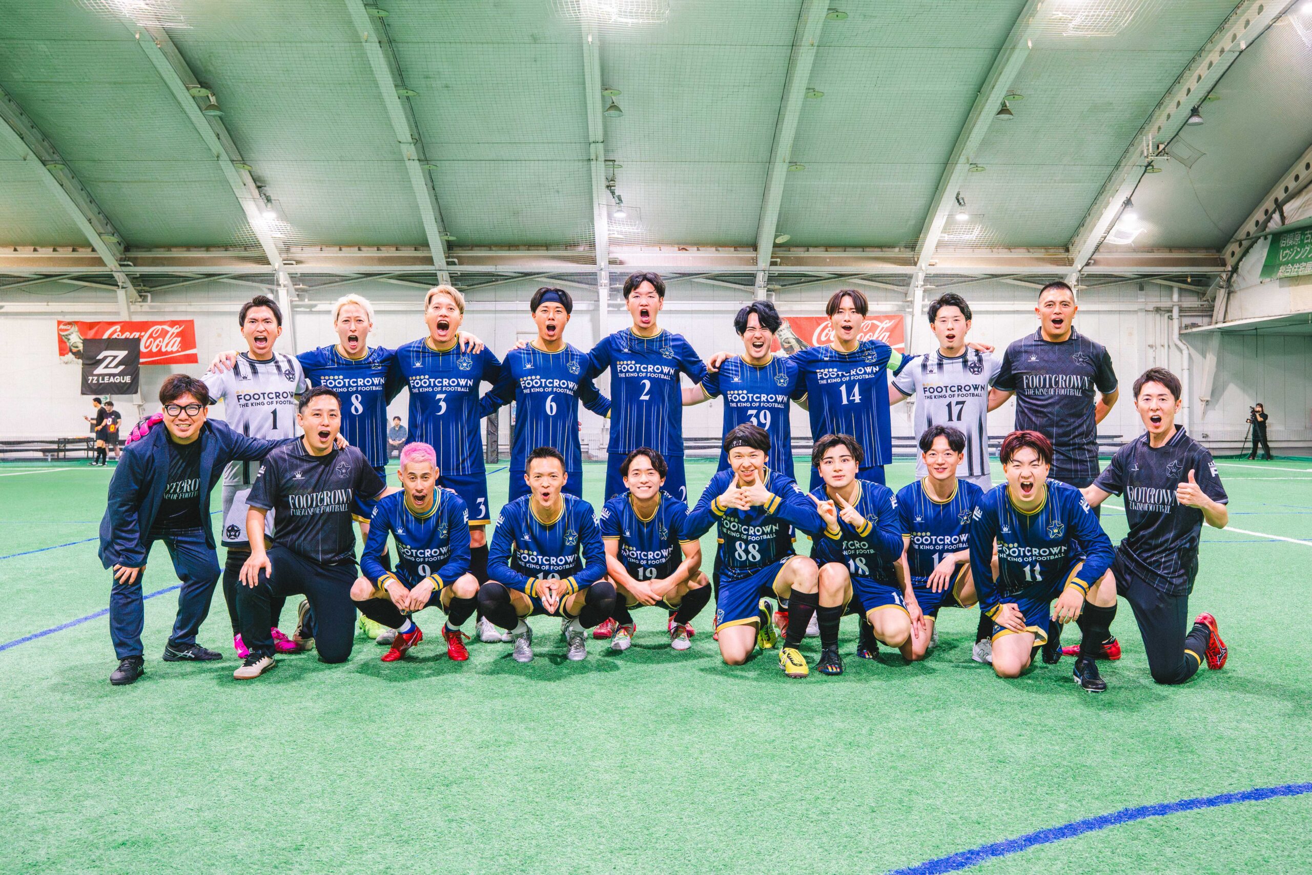セブンズリーグ 2026 開幕戦 FOOTCROWN UNITED チーム集合写真